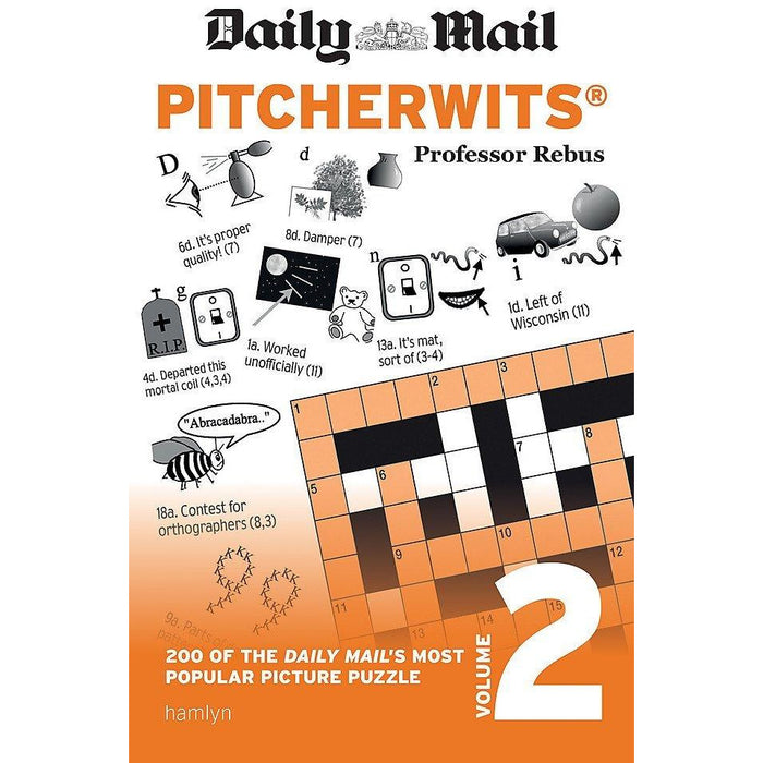 Daily mail puzzle books volume 1-4 collection set - The Book Bundle