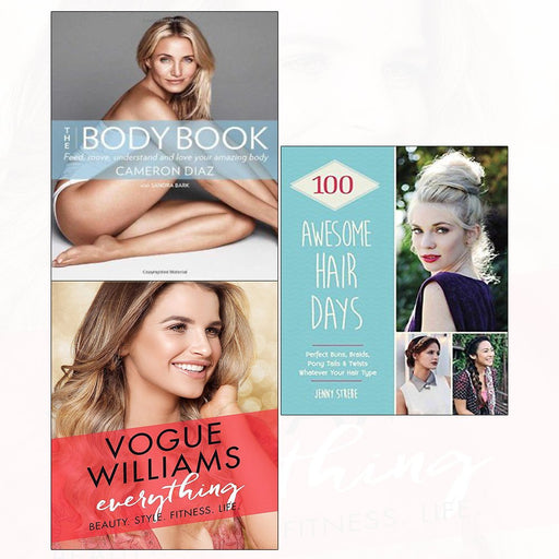 Everything[hardcover], body book, 100 awesome hair days 3 books collection set - The Book Bundle