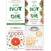 How not to die cookbook [hardcover], hidden healing powers and body reset diet 4 books collection set - The Book Bundle