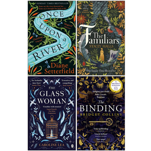 Once Upon a River, The Familiars, The Glass Woman, The Binding 4 Books Collection Set - The Book Bundle