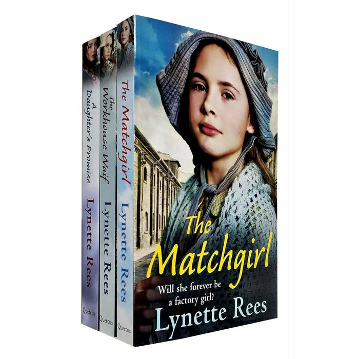 Lynette Rees Collection 3 Books Set (The Matchgirl, The Workhouse Waif ...