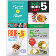 Pinch of Nom, Nom Nom Italy, Nom Nom , 5 Simple  4 Books Collection Set - The Book Bundle