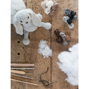 Soft and snuggly crochet animal toys from Edward's Menagerie by Kerry Lord, featuring over 40 plush toy patterns in paperback.