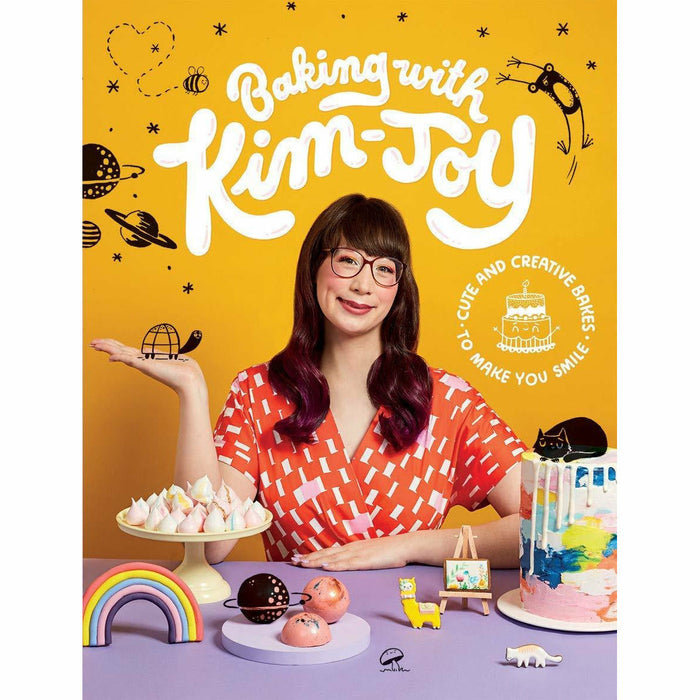 Baking with Kim-Joy Cute and The Great British Bake Off The Big Book of Amazing Cakes 2 Books Collection Set - The Book Bundle