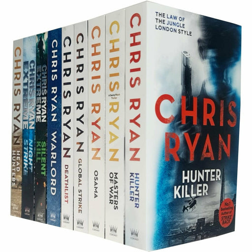 Chris Ryan Collection 9 Books Set (Hunter Killer, Masters of War, Osama, Global Strike, Deathlist) - The Book Bundle