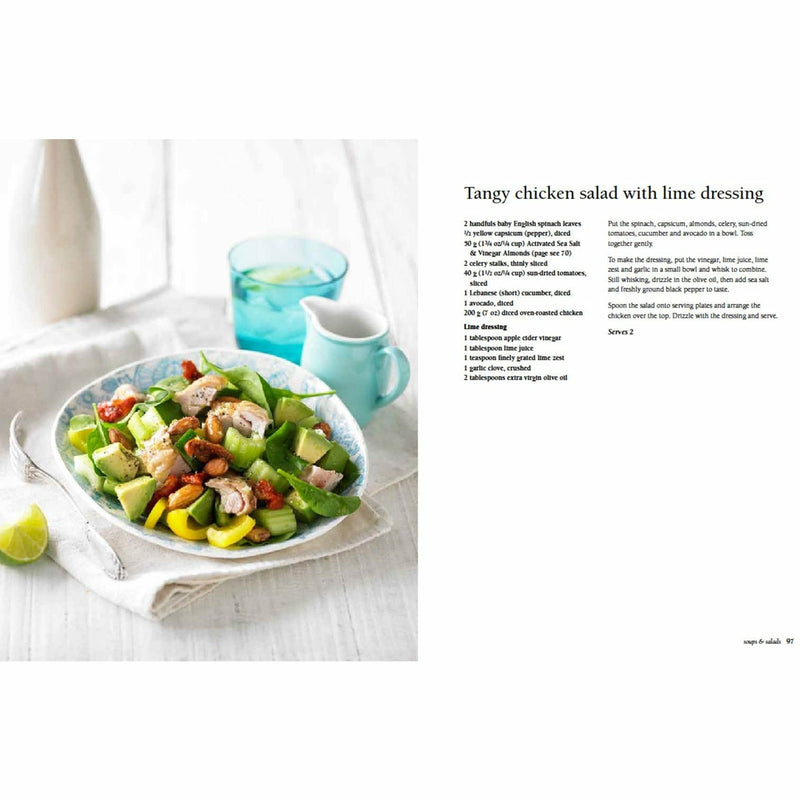 Paperback copy of Supercharged Food by Lee Holmes, a non-fiction book on healthy eating, published by Murdoch Books.