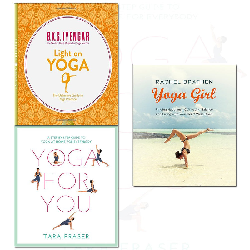 yoga for you,yoga girl and light on yoga 3 books collection set - The Book Bundle
