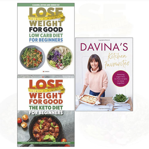 Davina's kitchen favourites[hardcover], low carb diet, keto diet 3 books collection set - The Book Bundle