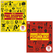 The Philosophy Book, The Psychology Book Big Ideas Simply Explained 2 Books Collection Set - The Book Bundle
