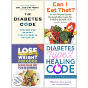The Diabetes Code, Can I Eat That, Blood Sugar Diet For Beginners, Diabetes Type 2 Healing Code 4 Books Collection Set - The Book Bundle