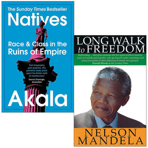 Natives,Long Walk To Freedom The Autobiography of Nelson 2 Books Collection Set - The Book Bundle