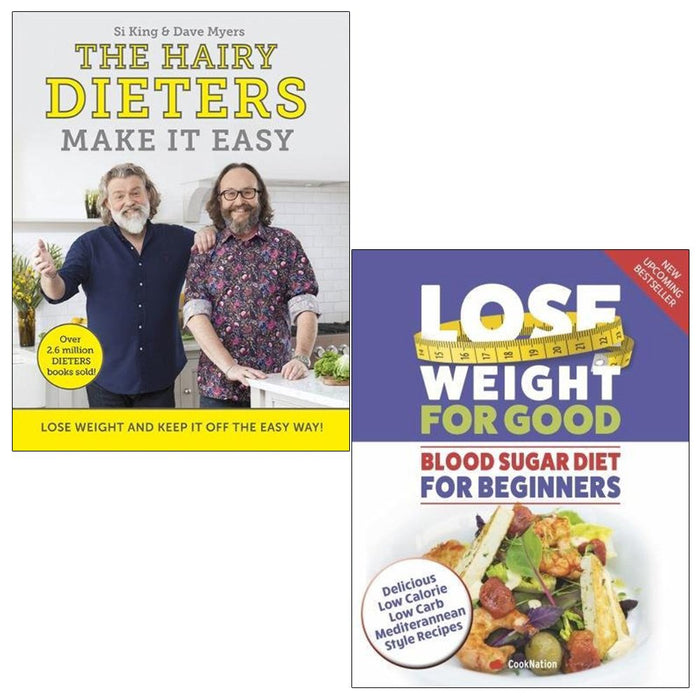 Hairy dieters make it easy and lose weight for good blood sugar diet 2 books collection set - The Book Bundle