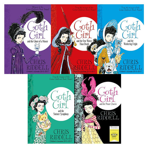 Chris Riddell Goth Girl Collection 5 Books Set (Goth Girl and The Ghost of A Mouse) - The Book Bundle