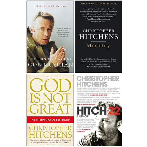 Letters to a Young Contrarian, Mortality, God Is Not Great, Hitch 22 By Christopher Hitchens Collection 4 Books Set - The Book Bundle