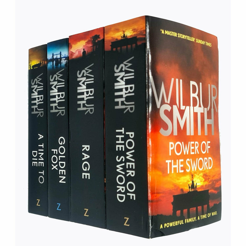 The Courtney Series, 4 Books 5 to 8 Collection set (Power of the Sword, Rage, A Time to Die, Golden Fox) - The Book Bundle