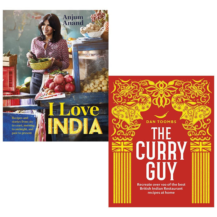 i love india and the curry guy 2 books bundle collection with gift journal - The Book Bundle