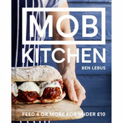 Set of four Mob Veggie and Mob Kitchen cookbooks by The Book Bundle, featuring colorful covers and recipe illustrations.