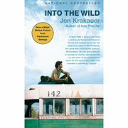 Paperback of Into the Wild by Jon Krakauer, a non-fiction book featuring a panoramic cover image about wilderness adventure.