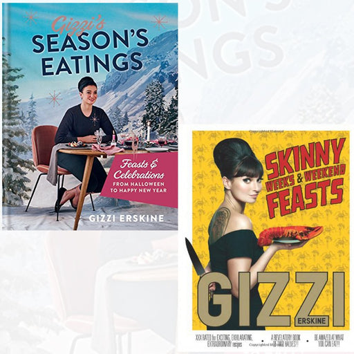 gizzi's season's eatings, skinny weeks and weekend feasts 2 books collection set - The Book Bundle