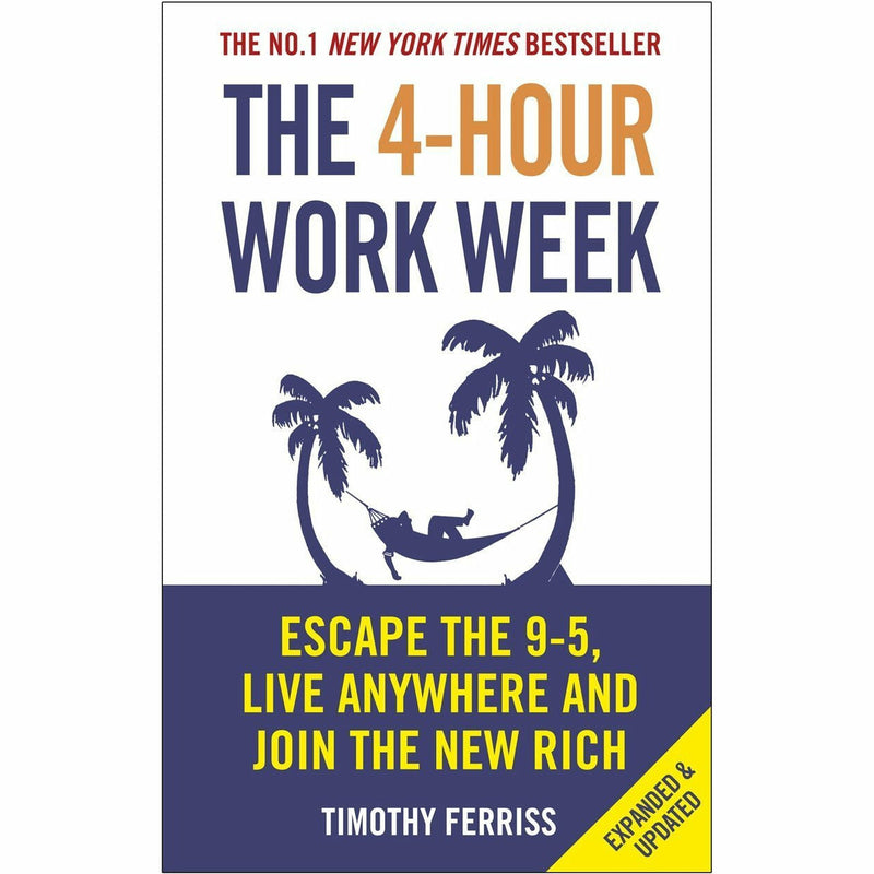 Paperback collection of "Stronger Mind" and "The 4-Hour Workweek" by Timothy Ferriss and Gavin Meenan, featuring book covers.
