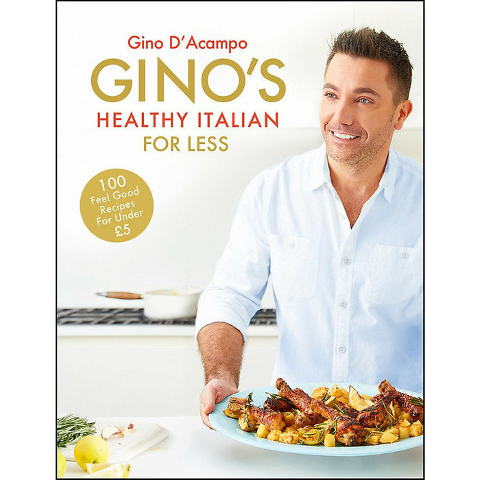 Gino's Italian Adriatic Escape, Gino's Healthy Italian for Less, Nom Nom Italy In 5 Ingredients, The Italian Deli Cookbook 4 Books Set - The Book Bundle