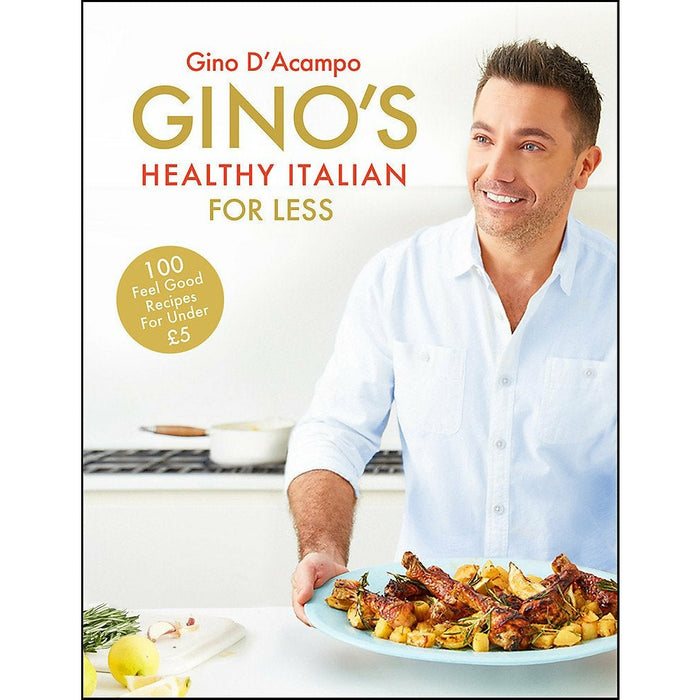 Whole Foods Plant-Based, Gino's Italian Adriatic Escape, Italian for Less, Tasty & Healthy 4 Books Set - The Book Bundle