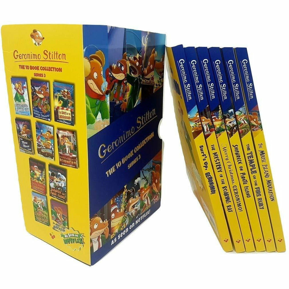 Geronimo Stilton Series 3 Collection 10 Box Set For Kids — The