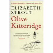 Paperback of Olive Kitteridge by Elizabeth Strout, a fiction novel published by Simon & Schuster, featuring the book cover.