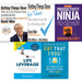 Getting things done for teens, how to be a productivity ninja, life leverage and eat that frog 5 books collection set - The Book Bundle