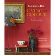 Hardcover book titled "Living With Colour & Love Colour" by Ros Byam Shaw and Anna Starmer, featuring vibrant interior color designs.