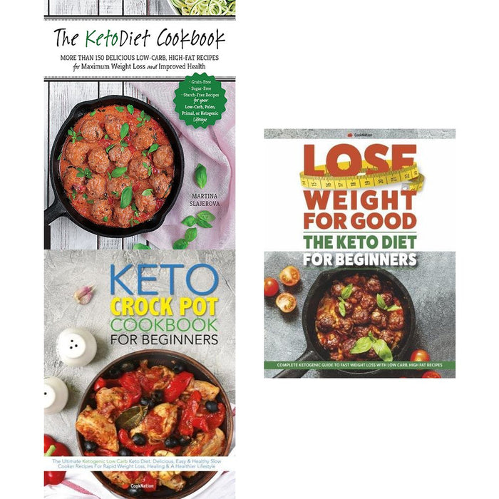 Ketodiet cookbook, keto crock pot cookbook and lose weight for good the keto diet for beginners 3 books collection set - The Book Bundle