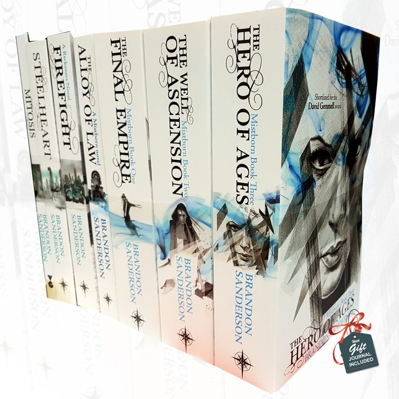 Brandon Sanderson Mistborn & Reckoners Series 7 Books Bundle Collection - The Book Bundle