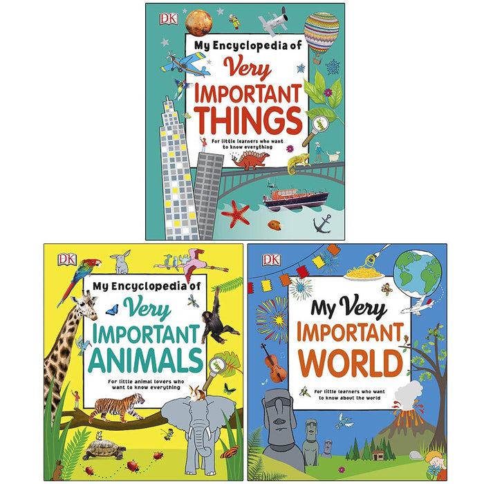 DK My Very Important Encyclopedias Series 3 Books Collection Set - The Book Bundle
