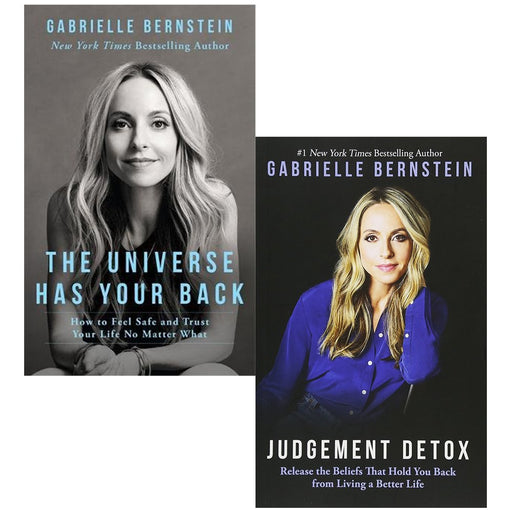 The universe has your back and judgement detox 2 books collection set by gabrielle bernstein - The Book Bundle