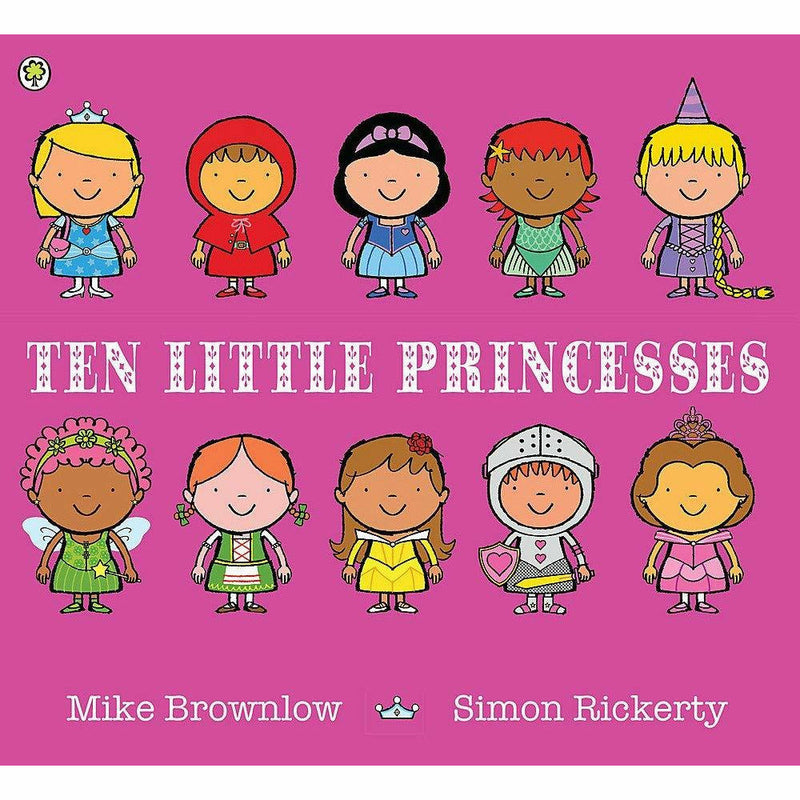 Ten Little Series Collection 8 Books Set By Mike Brownlow (Dinosaurs, Monsters, Pirates, Princesses, Robots, Elves, Superheroes, Aliens)-Paperback - The Book Bundle
