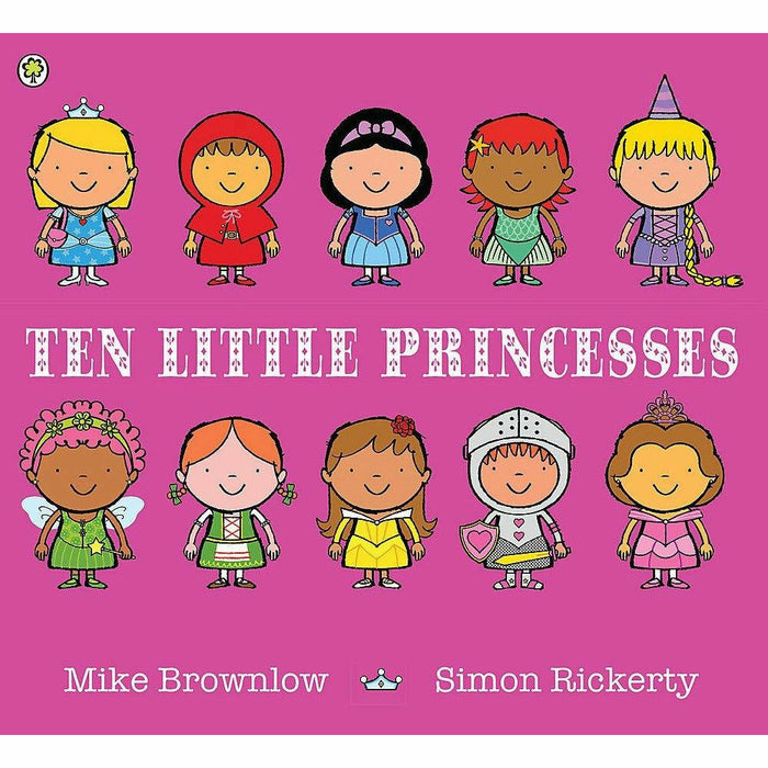 Ten Little Series Collection 8 Books Set By Mike Brownlow (Dinosaurs, Monsters, Pirates, Princesses, Robots, Elves, Superheroes, Aliens)-Paperback - The Book Bundle