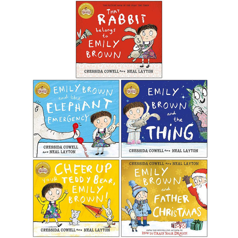 Emily Brown Series 5 books collection set by Cressida Cowell, children's fiction paperbacks from Hodder Children's Books.