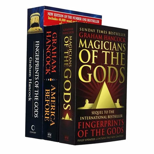 Graham Hancock Collection 3 Books Set(America Before, Fingerprints Of The Gods,Magicians of God) - The Book Bundle