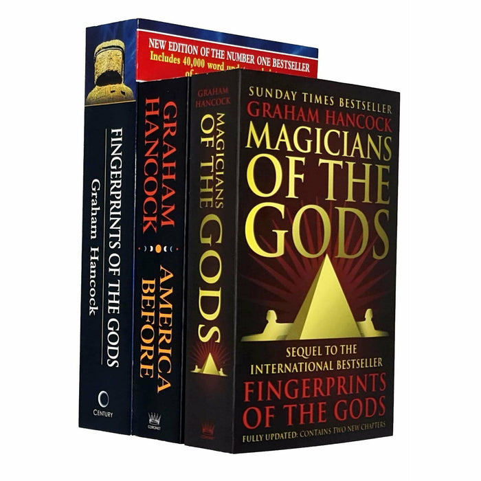 Graham Hancock Collection 3 Books Set(America Before, Fingerprints Of The Gods,Magicians of God) - The Book Bundle