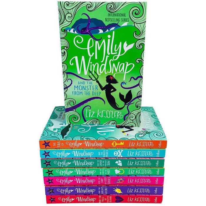 Liz Kessler The Tail of Emily Windsnap Sparkling Underwater Adventures 8 Books Collection - The Book Bundle