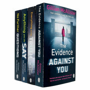 Gillian McAllister Collection of 4 paperback fiction books including The Evidence Against You and Everything but the Truth by Penguin