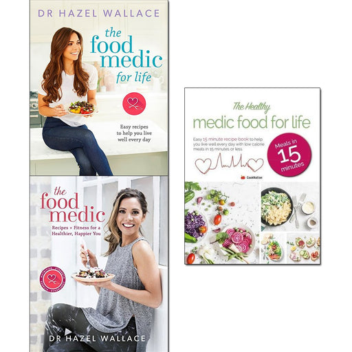 Food medic [hardcover], food medic for life [hardcover] and healthy medic food 3 books collection set - The Book Bundle