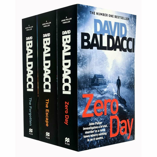 David Baldacci John Puller Series 3 Books Collection Set (Zero Day, The Forgotten, The Escape) - The Book Bundle