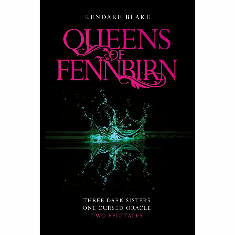 Set of three Dark Crowns paperback books by Kendare Blake, fiction collection with dark fantasy covers, published by Macmillan Children's Books.