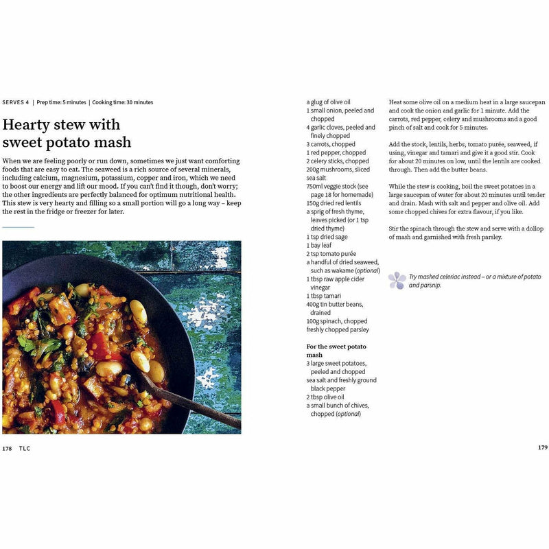 Hardcover of The Self-Care Cookbook by Gemma Ogston, featuring healing plant-based recipes on the cover.