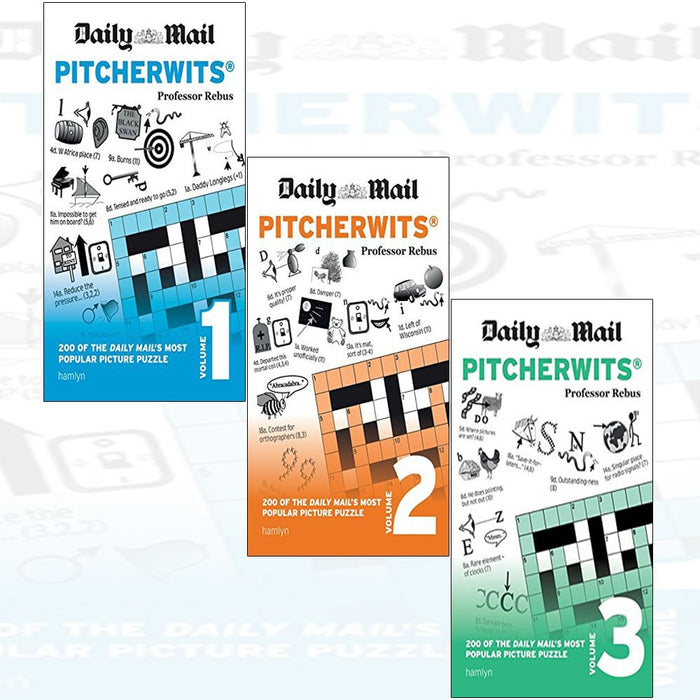 Daily Mail Pitcherwits Vol 1 to 3 : 3  Books Bundle Collection (Daily Mail Pitcherwits-The Daily Mail Puzzle Books) - The Book Bundle