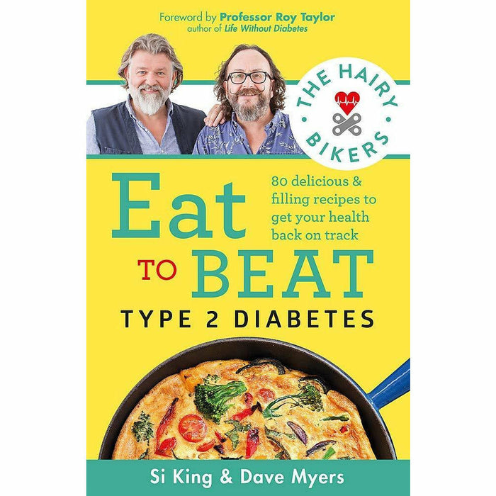 Hairy Bikers 2 Books Collection Set (The Hairy Bikers Eat to Beat Type 2 Diabetes, The Hairy Dieters: Fast Food) - The Book Bundle
