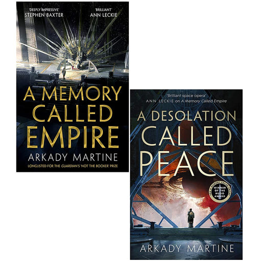Teixcalaan Series 2 Books Collection Set By Arkady Martine (A Memory Called Empire, A Desolation Called Peace) - The Book Bundle