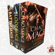 Stephen Aryan Age of Darkness Vol (1 - 3) Collection 3 Books Bundle With Gift Journal (Battlemage, Bloodmage, Chaosmage) - The Book Bundle