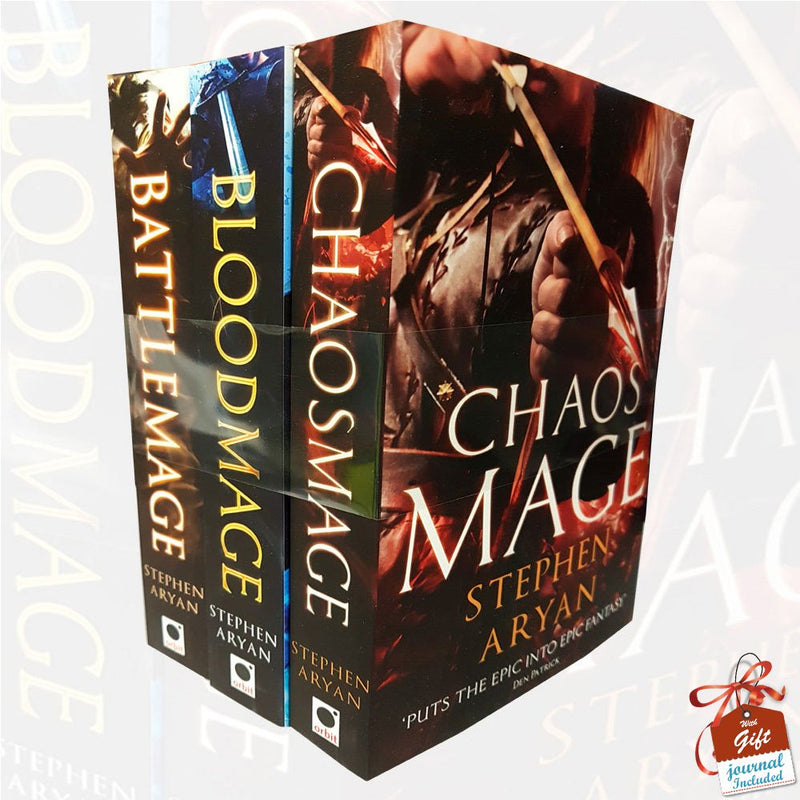 Stephen Aryan Age of Darkness Vol (1 - 3) Collection 3 Books Bundle With Gift Journal (Battlemage, Bloodmage, Chaosmage) - The Book Bundle